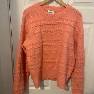 FRNCH Paris cozy pink sweater, size medium